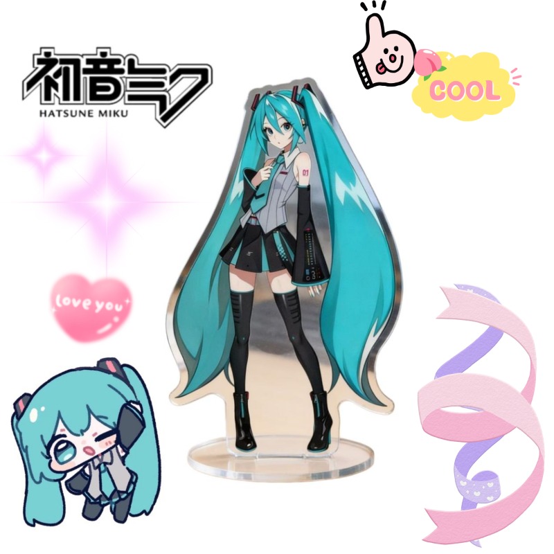Anime Cosplay Anime - Figurine Hatsune Miku en acrylique de