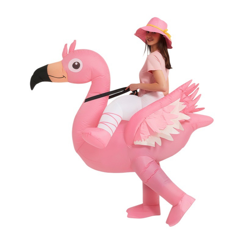 Anime Cosplay Anime - Costumes gonflables de flamant rose, vêtements