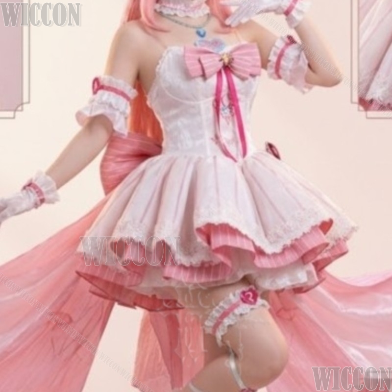 Anime Cosplay Festival - Robe rose de cosplay pour femme