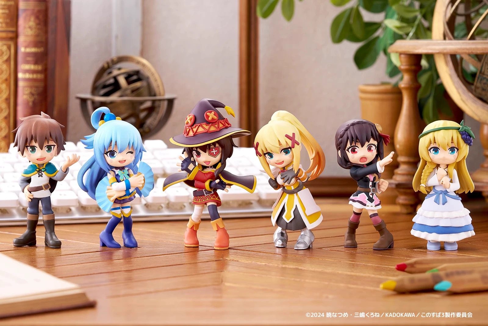 Good Smile Company Figma - Figurines d'action Chibi KonoSuba 3 authentiques