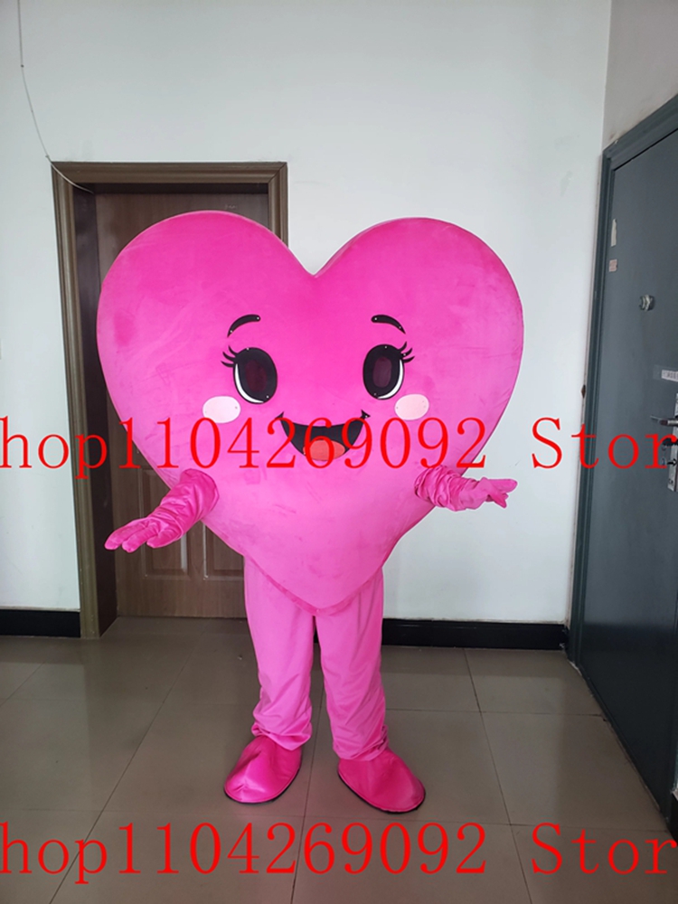Anime Cosplay Anime - Adorable Costume de Mascotte Cœur Rose,