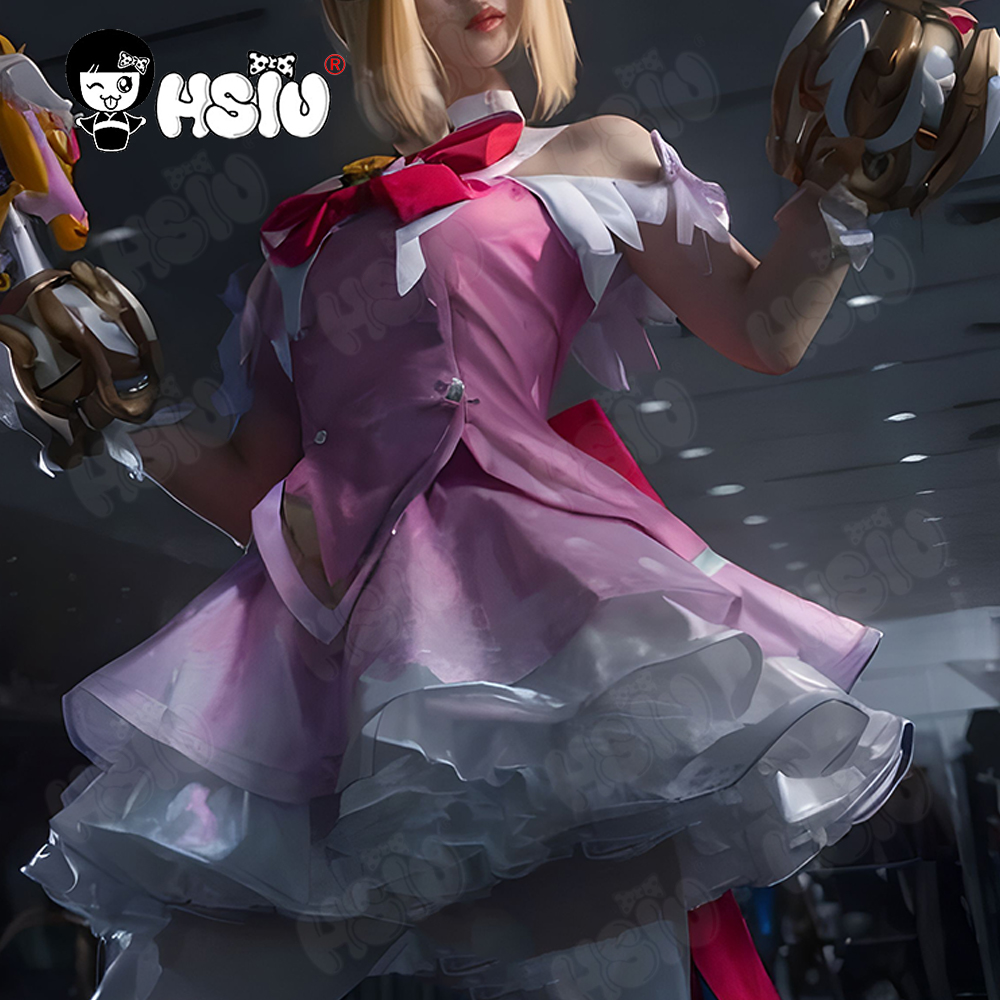Cosplay Anime Pink Hair - Juno Cosplay Costume perruque HSIU Blonde