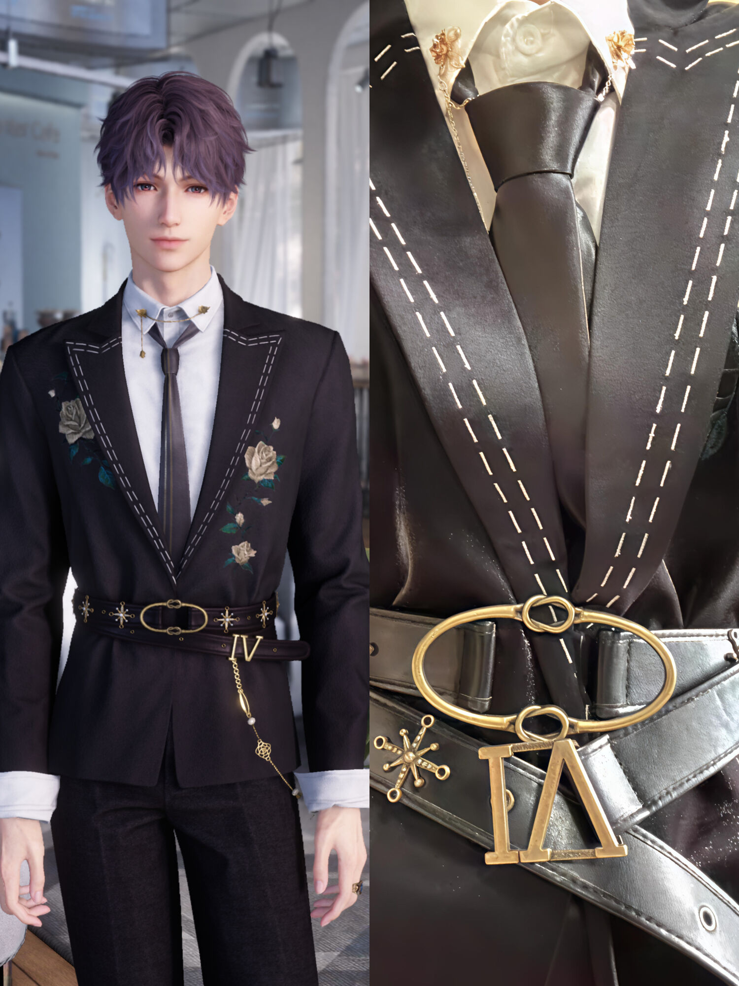 Anime Cosplay Kiss - Nouveau amour et espace profond Rafayel