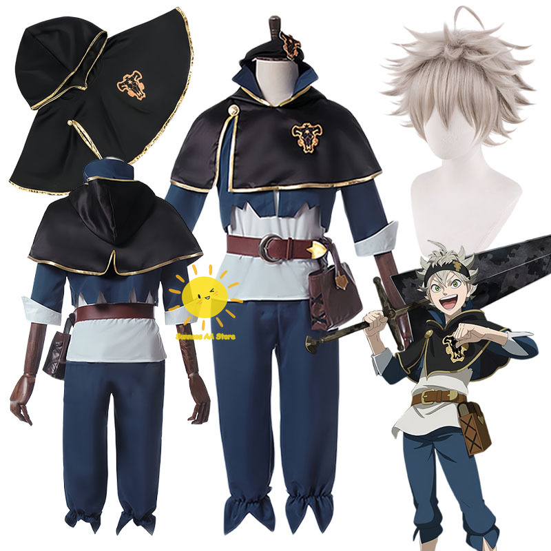 Black Clover Grimoire - Costumes de cosplay Asta de Black