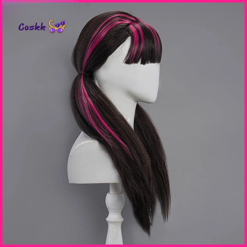 Perruque de cosplay Draculaura - Cosplay Anime Pink Hair avis et prix