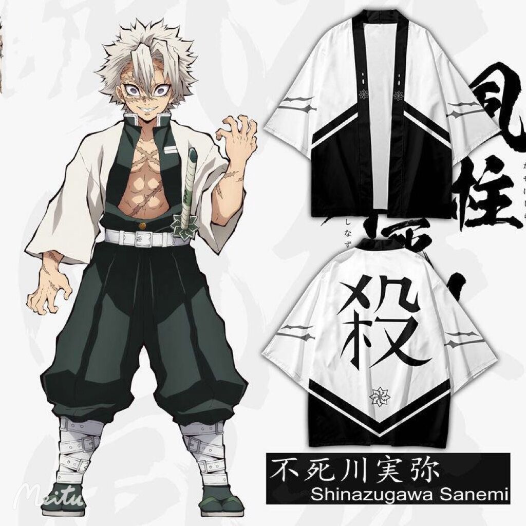 Shinazugawa Sanemi Style impre - Demon Slayer Haori avis et prix