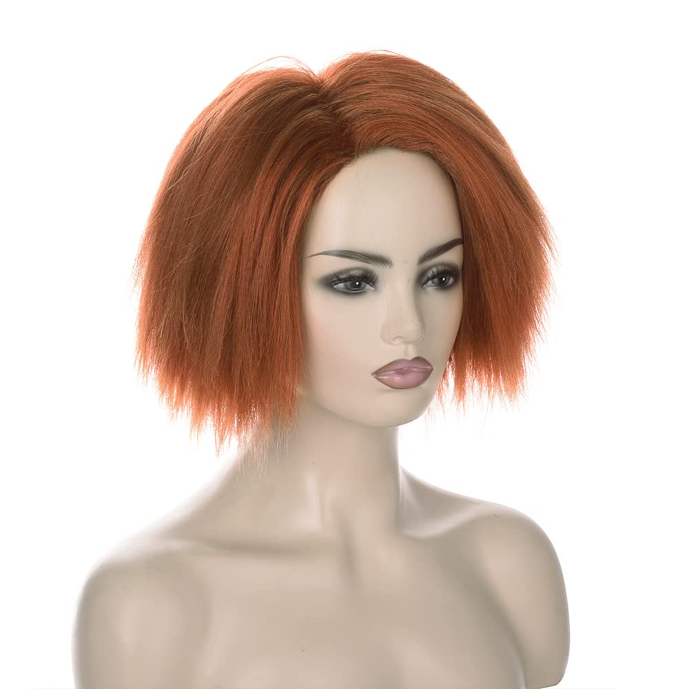 Perruque courte orange-brun Ya - Anime Cosplay Orange Hair avis et prix