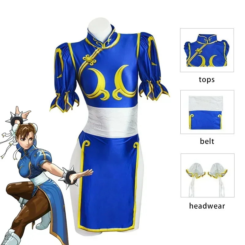 Costume de cosplay Chun Li Str - Cosplay Anime Pink Hair avis et prix
