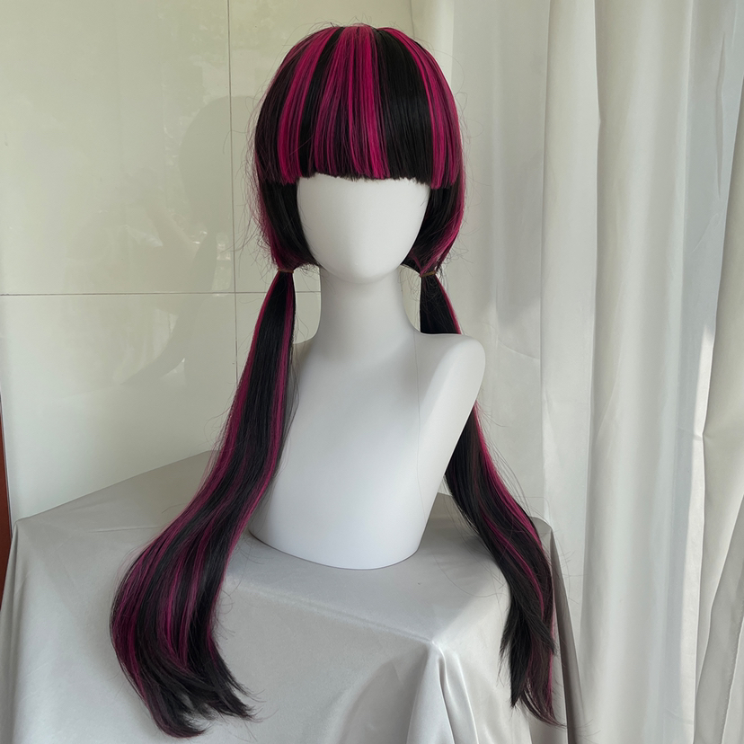 Perruque de cosplay Draculaura - Cosplay Anime Pink Hair avis et prix